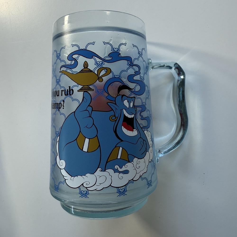 Vtg 90s ALADDIN Disney Big Chill Freezer Mug 16oz New in Box Collectible Cup